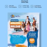 Holiday Travel Tour Flyer Template By Posanlab | Graphicriver Intended For Tour Flyer Template