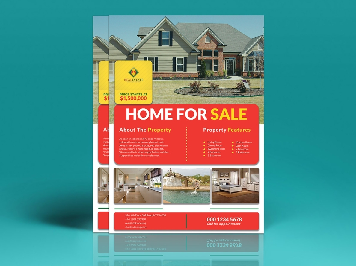 Home For Sale Flyer Template - The Cool Designs Pertaining To Home For Sale By Owner Flyer Template