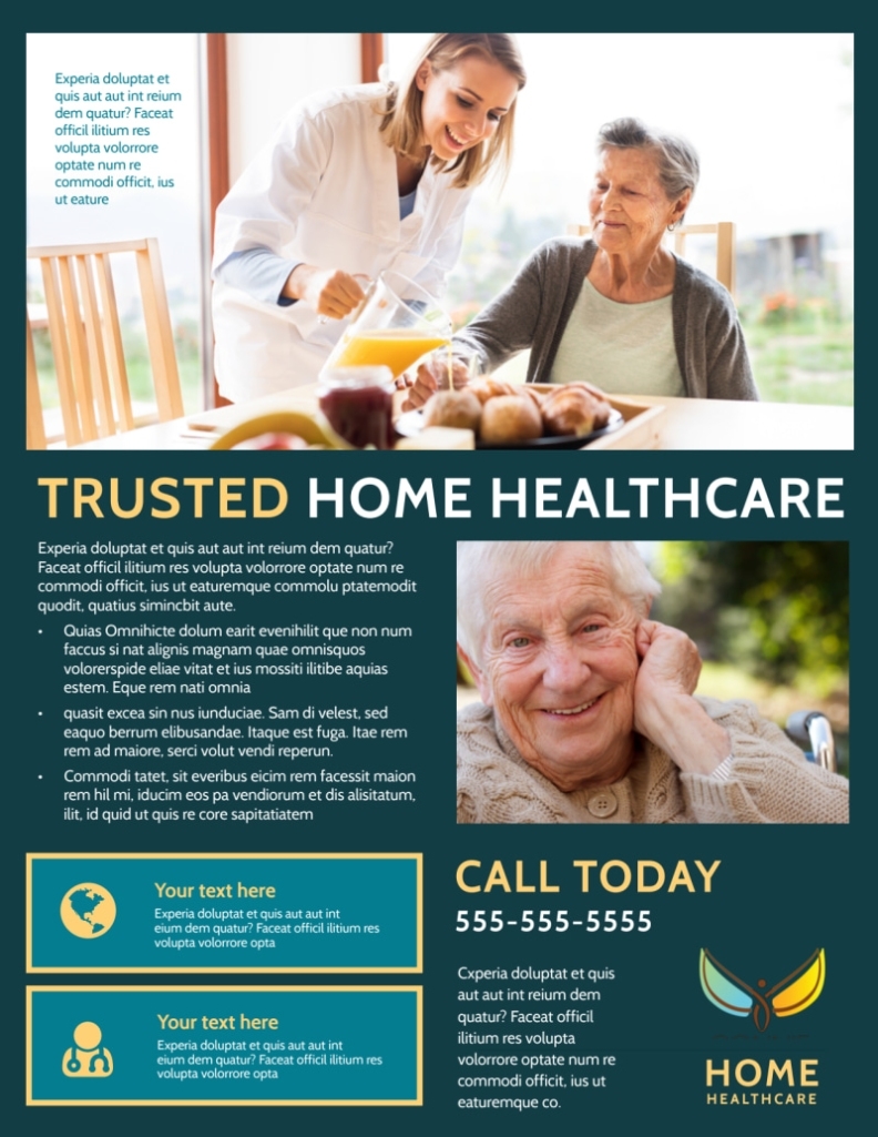 Home Healthcare Flyer Template | Mycreativeshop Inside Free Health Flyer Templates