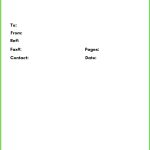 How To Create A Fax Cover Sheet In Microsoft Word 2010 | Sample Letter in Fax Cover Sheet Template Word 2010