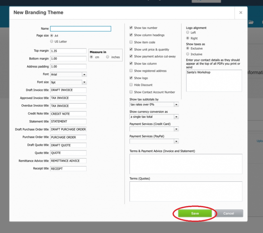 How To Customise Xero Invoice Templates – Ezycollect Regarding Xero Custom Invoice Template