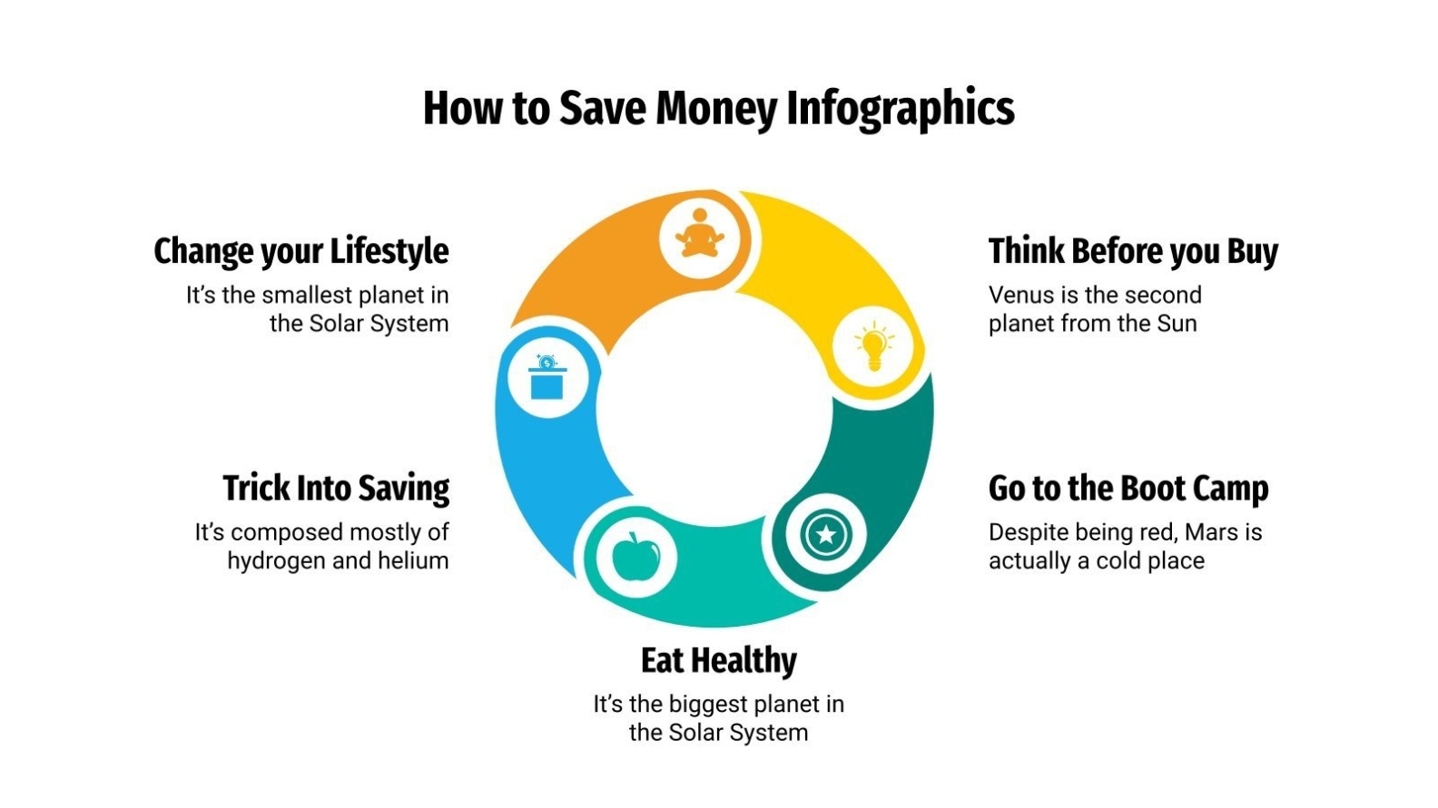 How To Save Money Infographics | Google Slides & Ppt Template Within How To Save Powerpoint Template