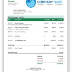 Html Invoice Templates * Invoice Template Ideas Throughout Invoice Email Template Html