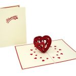 I Love You 3D Heart Pop Up Cards Inside 3D Heart Pop Up Card Template Pdf