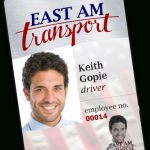 Id Cards For Drivers In Transportation Industry | Instantcard With Regard To High School Id Card Template
