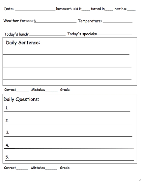 Independent Journal Pages - The Autism Helper in Double Entry Journal Template For Word