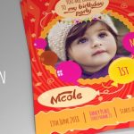 Indesign Templates Indesign Templates: Kids Birthday Invitation Psd Vol. 2 Inside Birthday Card Indesign Template