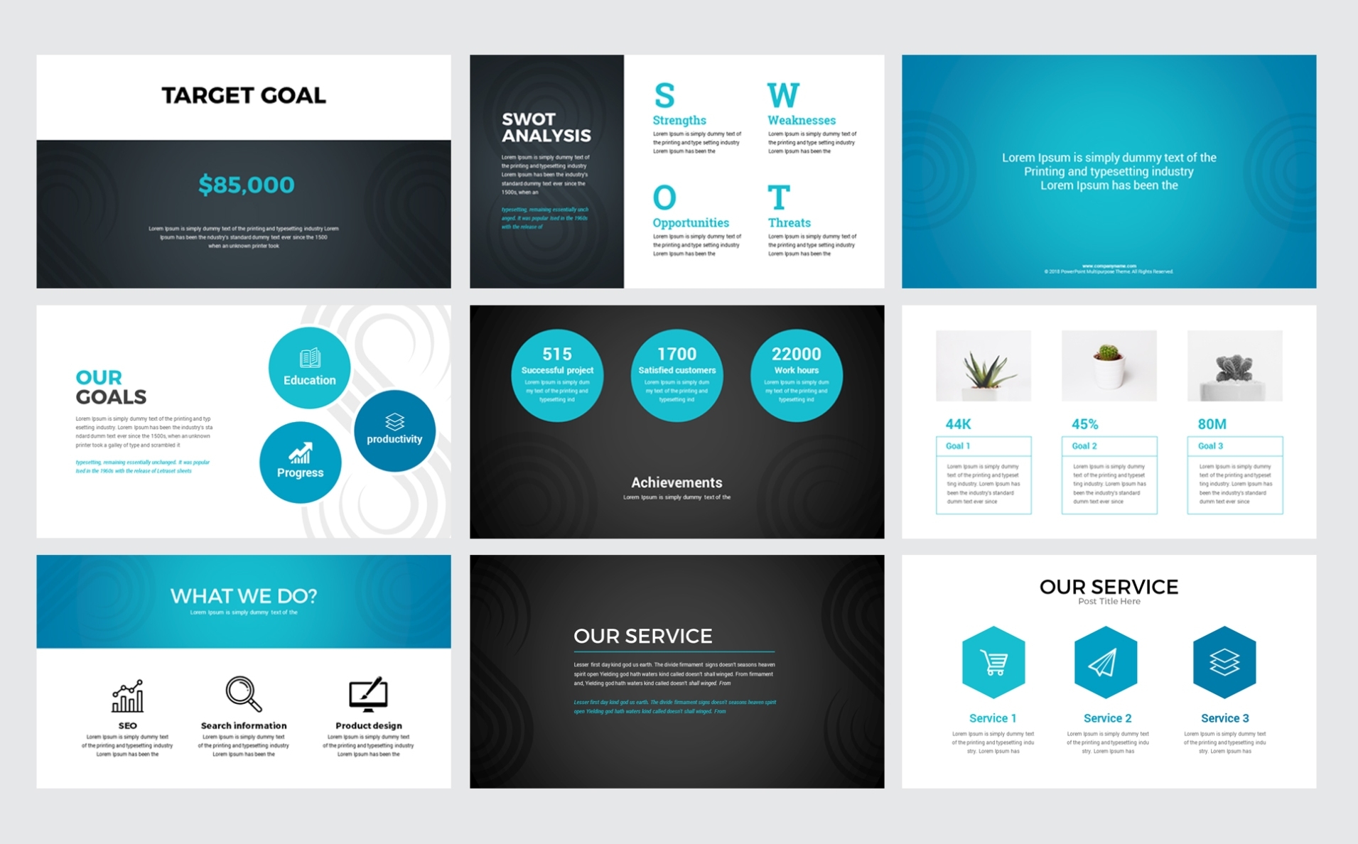 Infinity – Modern Powerpoint Template #75324 In What Is Template In Powerpoint