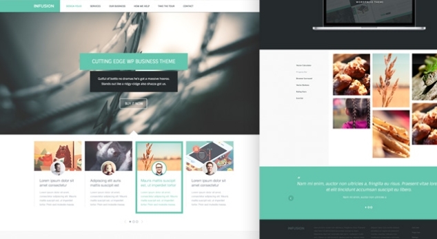 Infusion Business Website Template Free Psd | Psdexplorer In Free Psd Website Templates For Business