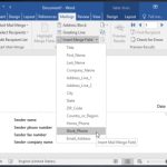 Insert Mail Merge Field – Fppt Throughout How To Create A Mail Merge Template In Word 2010