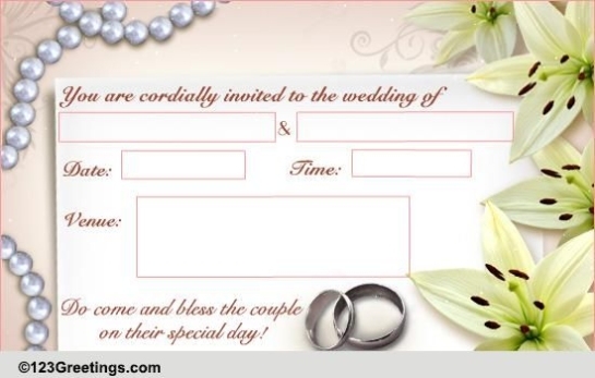 Invitations Wedding Cards, Free Invitations Wedding Ecards | 123 Greetings With Regard To Free E Wedding Invitation Card Templates