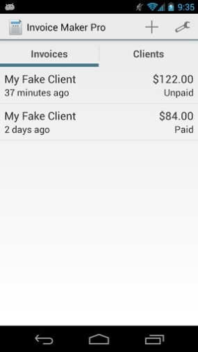 Invoice Maker Pro For Android – Free Download With Regard To Invoice Template Android