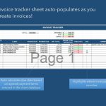 Invoice Template Excel Spreadsheet / Invoice Tracker Template | Etsy Intended For Invoice Tracking Spreadsheet Template