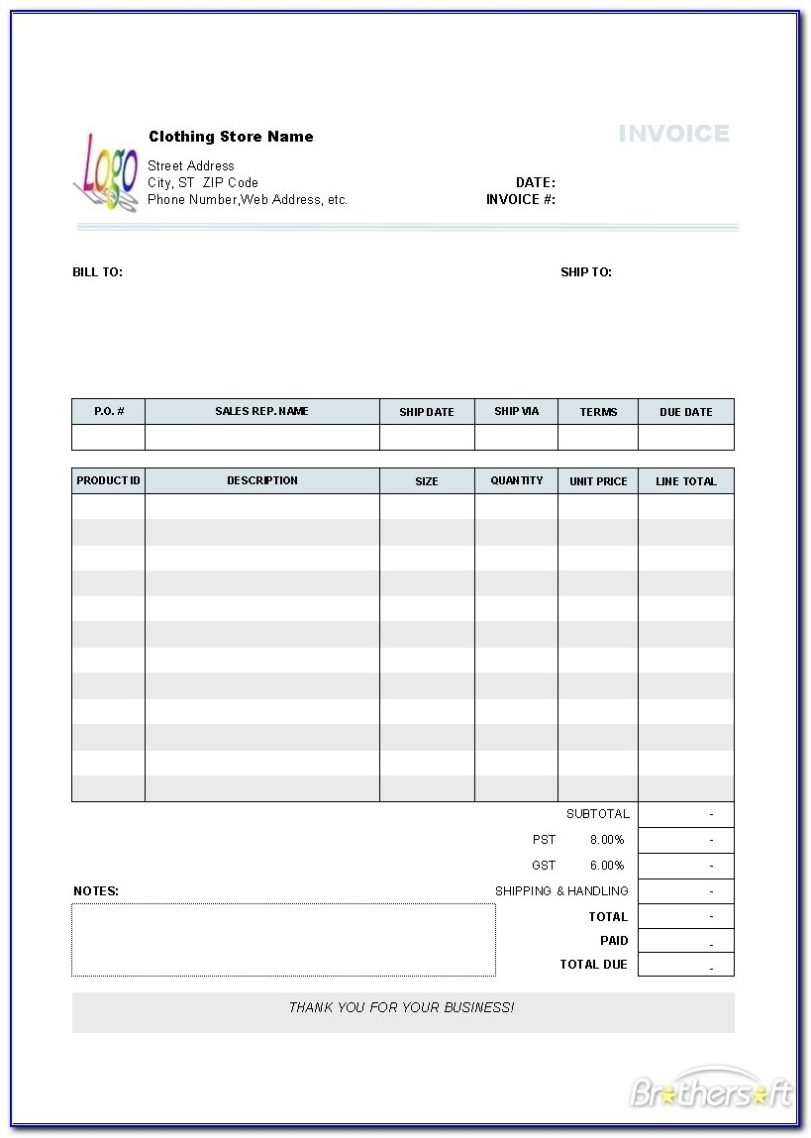Invoice Template For Quickbooks With Quickbooks Export Invoice Template