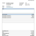 Invoice Template Open Office 1 — Db Excel Throughout Invoice Template For Openoffice Free
