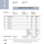 Invoice Template Printable Invoice Business Form Etsy – 32 Invoice Template Australia Word Gif Pertaining To Australian Invoice Template Word