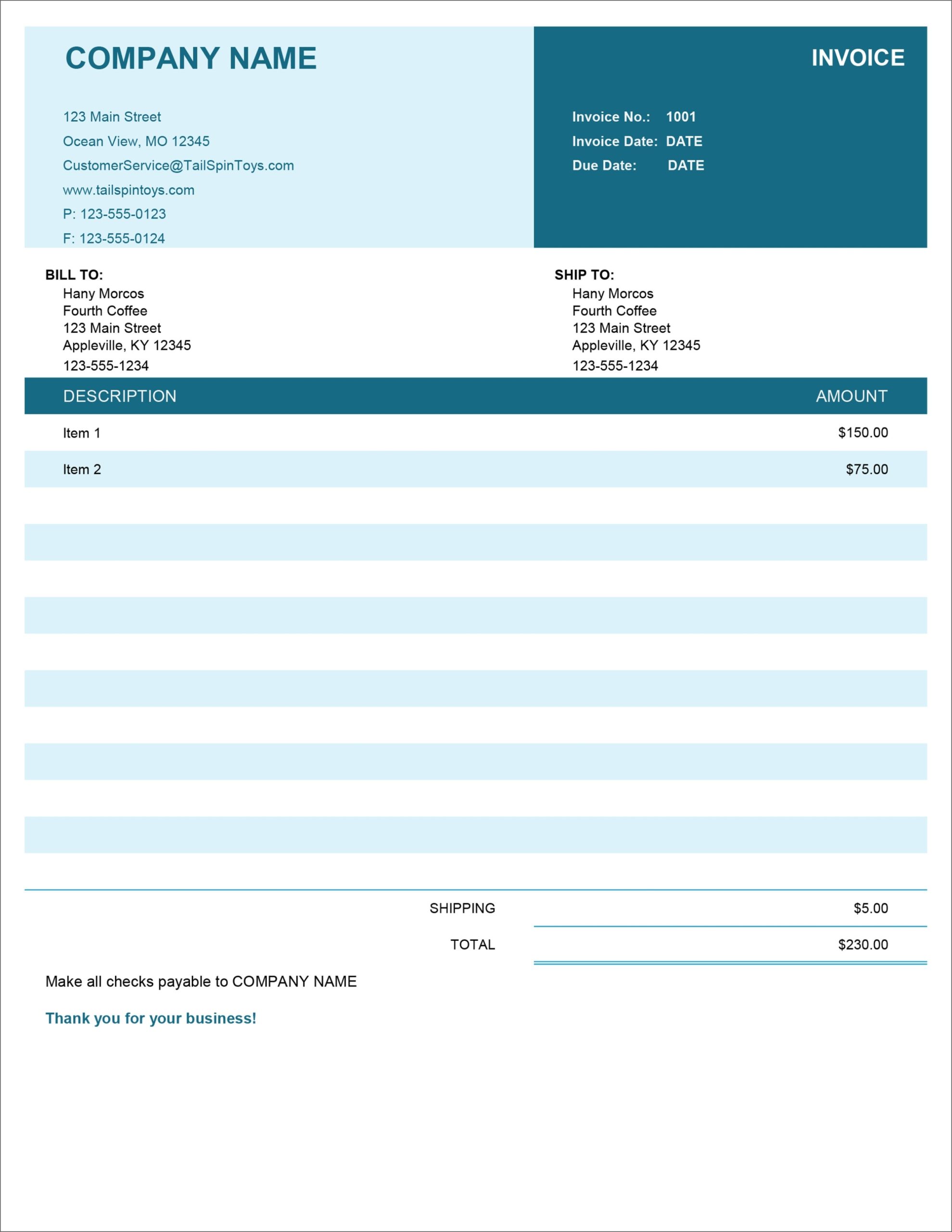 Invoice Templates Microsoft And Open Office Templates Invoice Template Inside Invoice Template For Openoffice Free