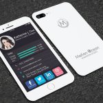 Iphone Style Business Card On Behance intended for Iphone Business Card Template