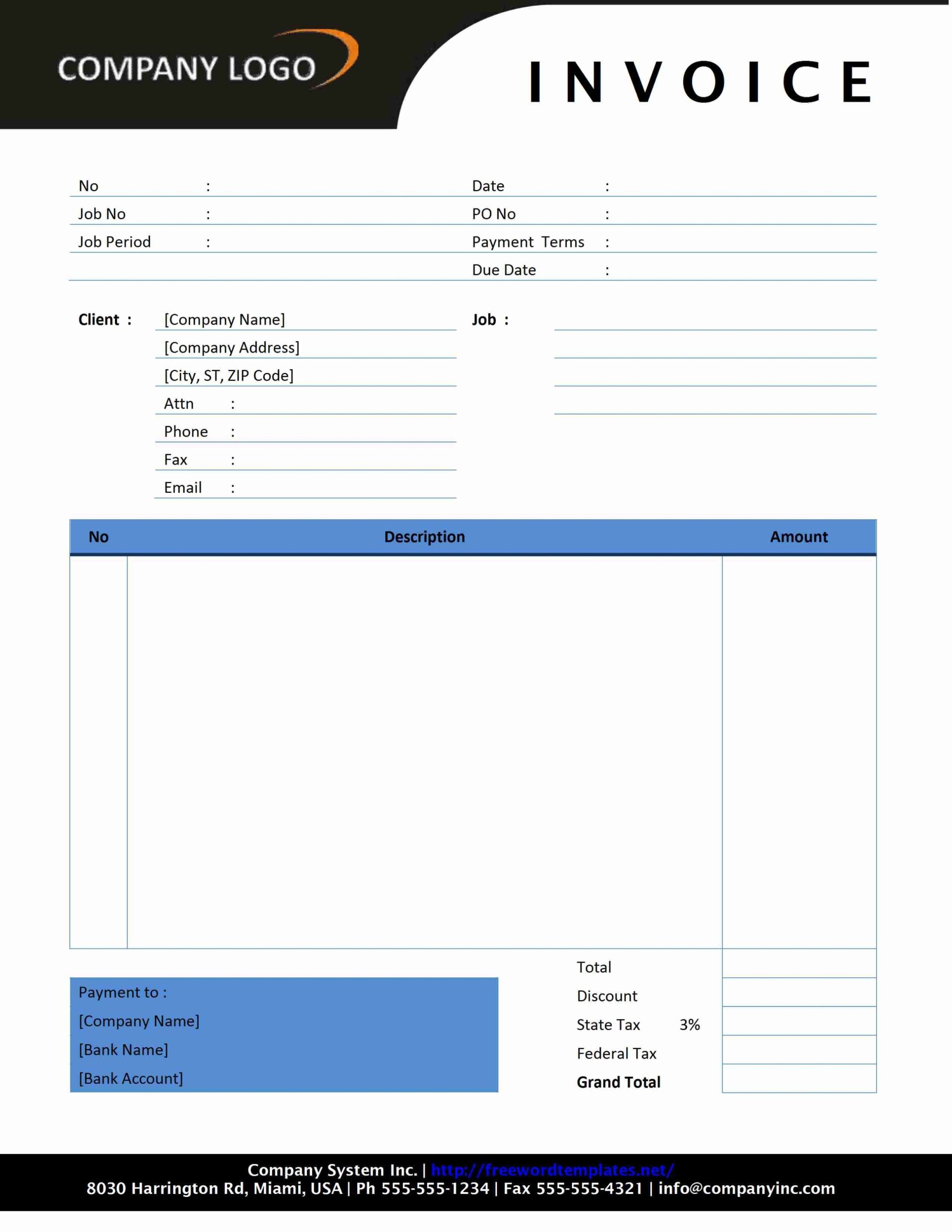Is There A Billing Invoice Template In Word – Padspor With Free Invoice Template Word Mac