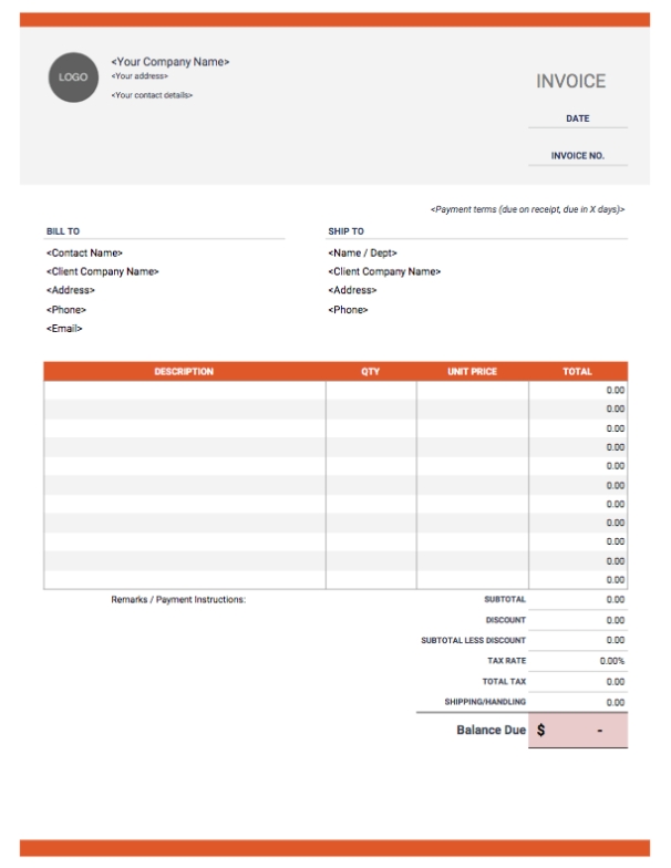 Itemized Bill | Free Download From Invoice Simple Regarding Invoice Template For Pages