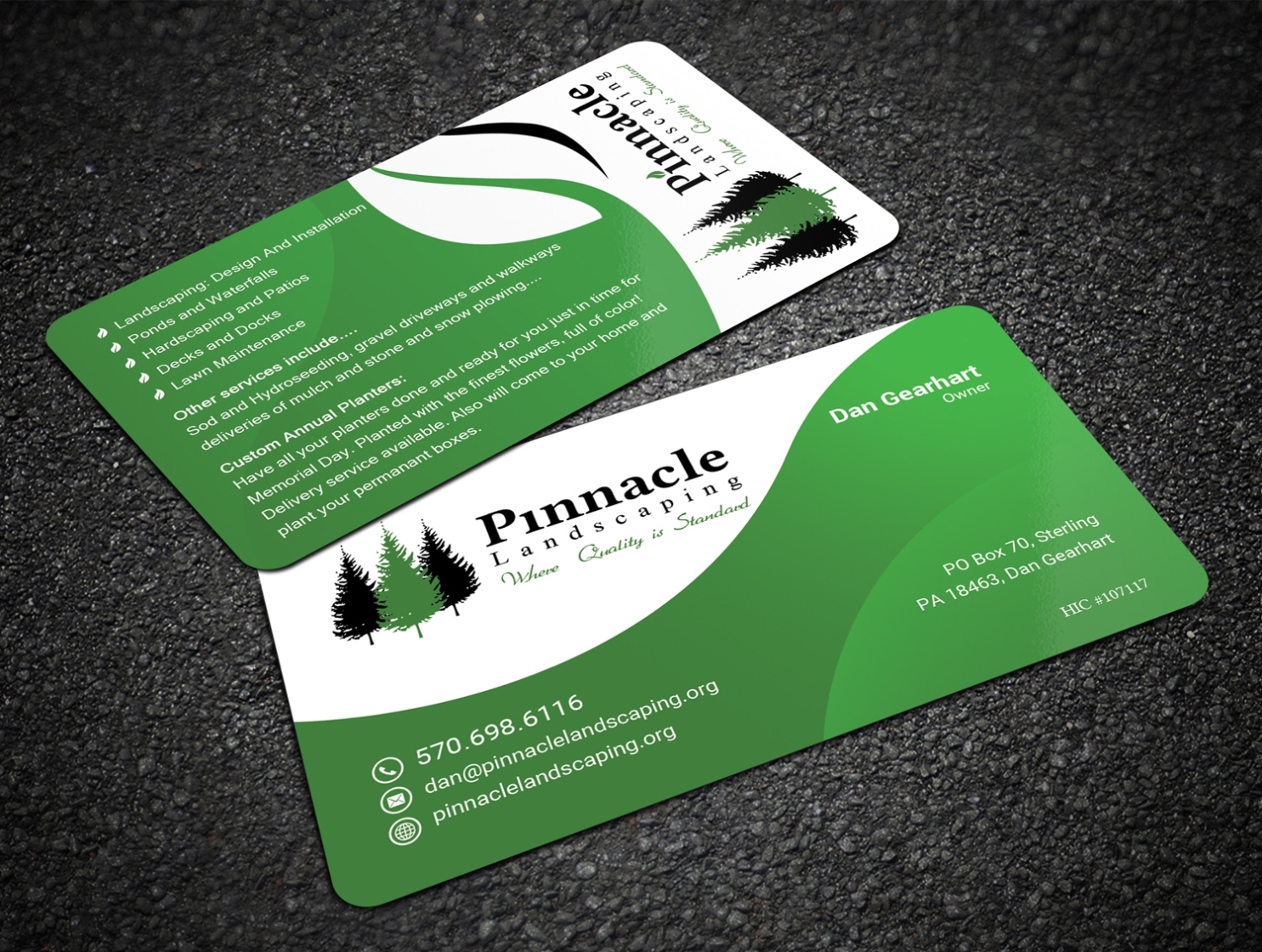 Lawn Care Business Cards Graphics : Business Card Landscaping Designs Themes Templates And Regarding Gardening Business Cards Templates