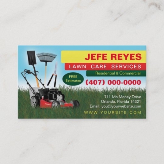 Lawn Care Business Cards Templates Free - 14 Landscaping Business Card With Regard To Lawn Care Business Cards Templates Free