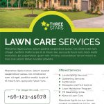 Lawn Care Flyer Design Template In Psd, Word, Publisher, Illustrator, Indesign Intended For Mowing Flyer Template