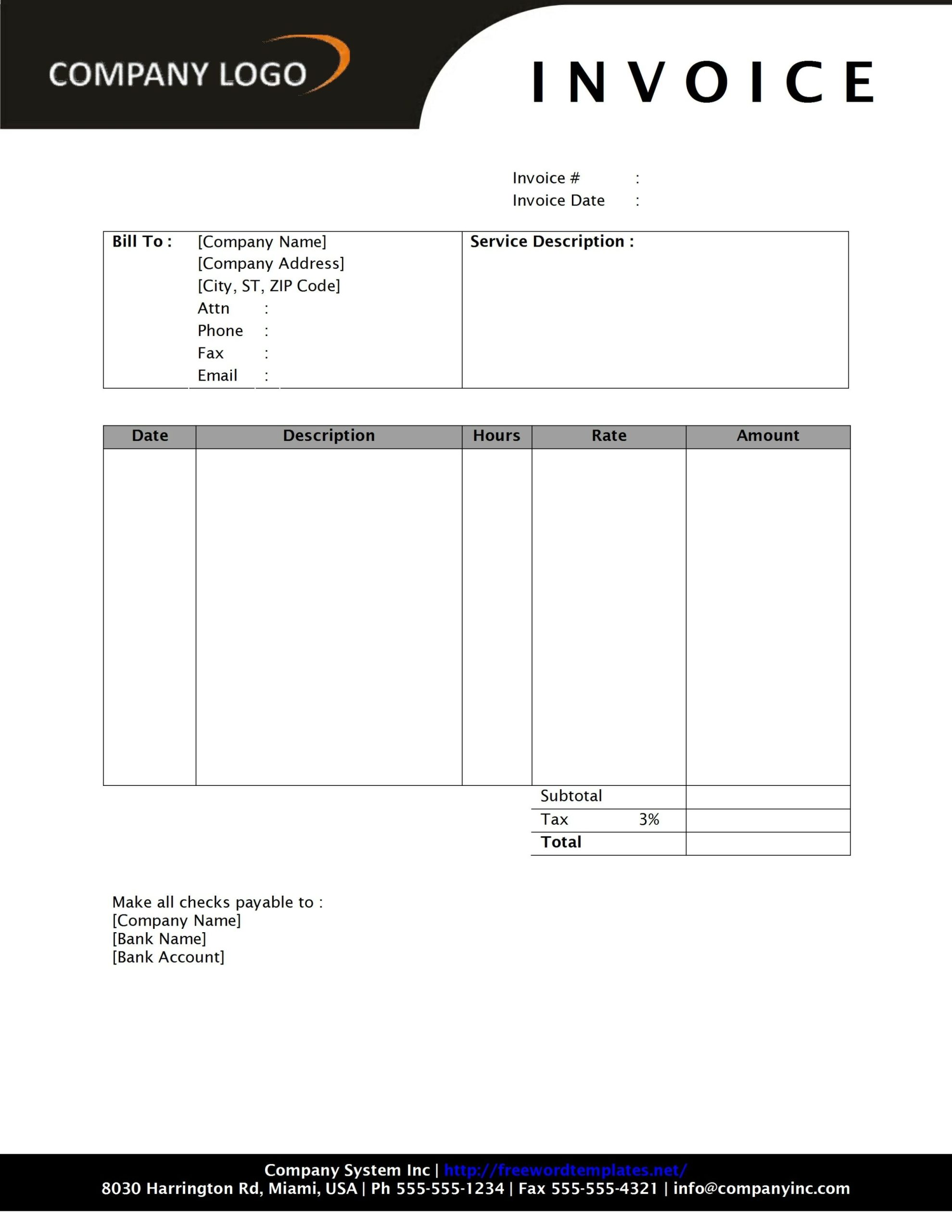 Lawn Care Invoice Template Word | Invoice Example inside Lawn Maintenance Invoice Template