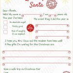Letter To Santa Template Free Printable Of Free Printable Letter To Pertaining To Santa Letter Template Word