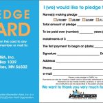 Looking For 5 Year Pledges – Detroit Mountain In Church Pledge Card Template