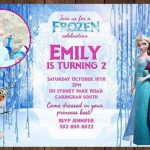 Luiz Martins: [37+] Invitation Card For 7Th Birthday Girl Frozen In Frozen Birthday Card Template