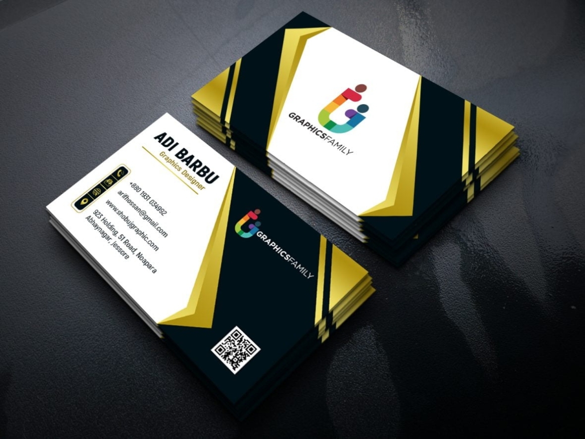 Luxurious Business Card Design Free Psd Template – Graphicsfamily With Regard To Visiting Card Psd Template