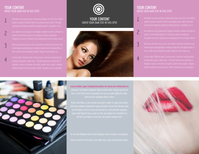 Makeup Brochure | Saubhaya Makeup With Makeup Artist Flyer Template Free