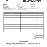 Making An Invoice Template In Word – Indikop For Template Of Invoice In Word
