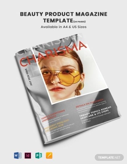 Marketing Advertising Magazine Template – Indesign, Word, Pdf | Template In Magazine Ad Template Word