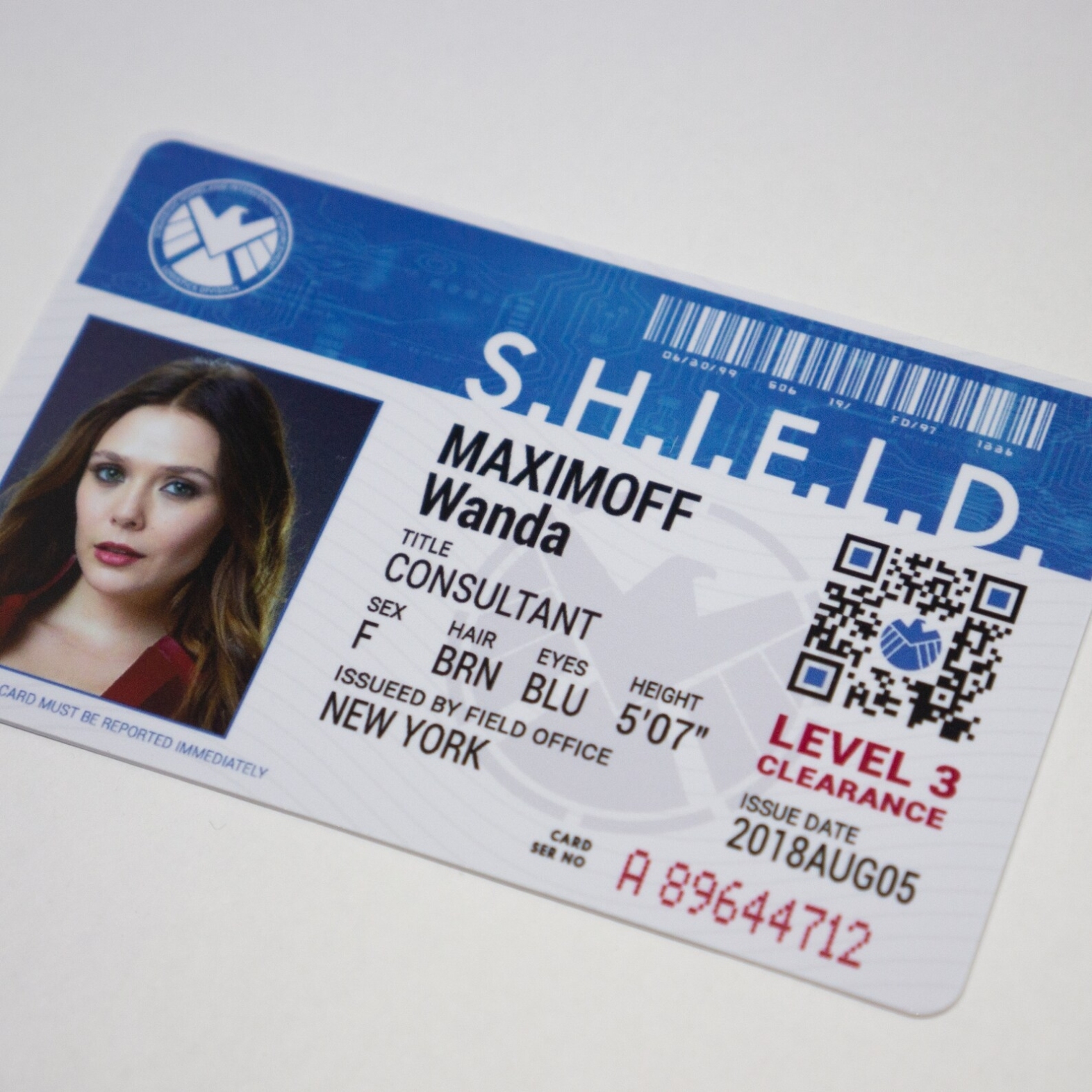 Marvel Shield Id Card Avengers Id Badge Steve Rogers | Etsy Inside Shield Id Card Template