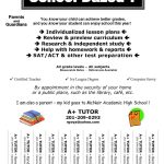 Math Tutor Flyer Template – Cards Design Templates Within Math Tutoring Flyer Template