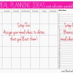 Meal Plan For Two Weeks And Only Grocery Shop Once | The Family Freezer Throughout Weekly Meal Planner Template Word