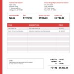 Medical Billing Invoice Template – 2007George Intended For Home Health Care Invoice Template