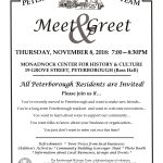 Meet And Greet Flyer Nov 8 2018 | Peterborough Nh Economic Development Intended For Meet And Greet Flyer Template