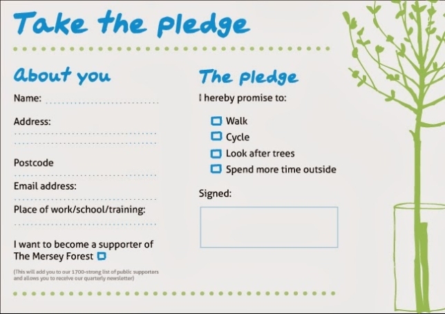 Merseyside Greened Routes To Jobs For Building Fund Pledge Card Template