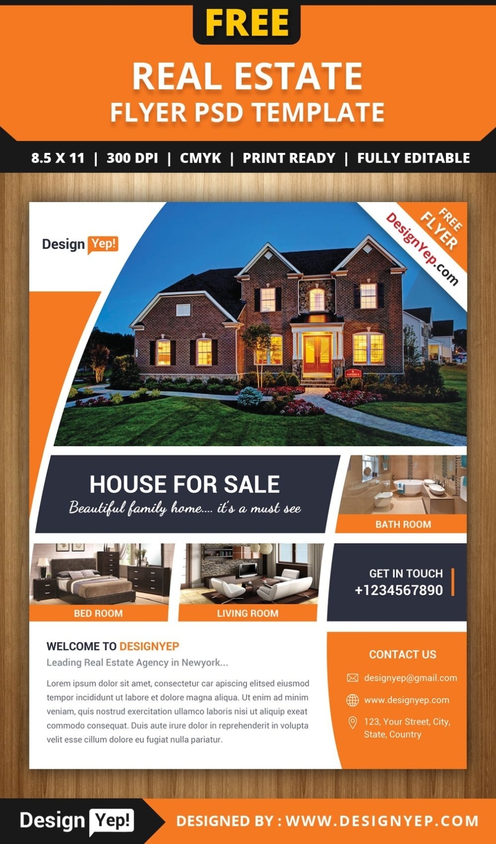 Microsoft Word Real Estate Flyer Template Free Elegant Microsoft – Free Printable Real Estate With Regard To Realtor Flyer Template