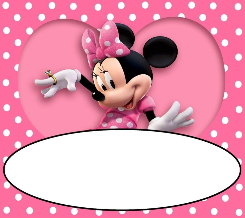 Minnie Mouse Invitation Template – Editable And Free Download – Free Minnie Mouse Printable Within Minnie Mouse Card Templates