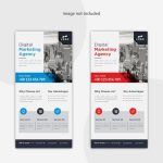 Modern Business Dl Flyer Template | Premium Vector with Dl Flyer Template Word