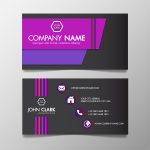 Modern Colorful Business Card Template Presentation Design 692654 Vector Art At Vecteezy With Regard To Modern Business Card Design Templates