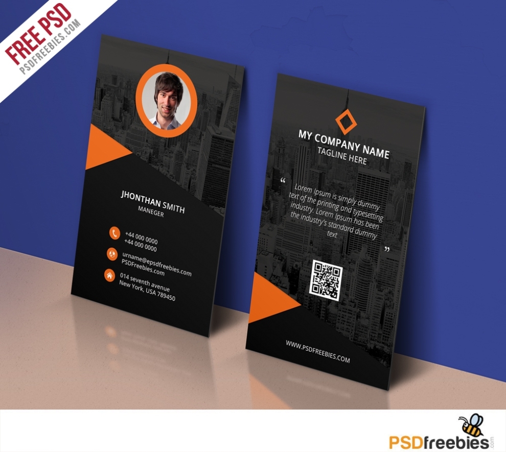 Modern Corporate Business Card Template Free Psd – Psdfreebies Intended For Calling Card Psd Template