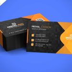 Modern Corporate Business Card Template Psd – Psdfreebies Inside Calling Card Psd Template