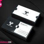Modern Graphic Designer Business Card Psd Template | Freedownloadpsd With Regard To Business Card Size Psd Template