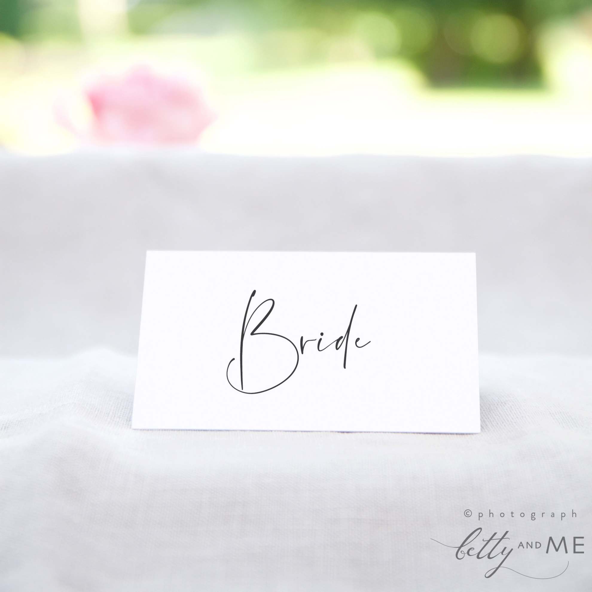 Modern – Simple 4X2 Flat And Folded Name Place Cards, Printable Modern Elegant Place Card With Regard To Fold Over Place Card Template