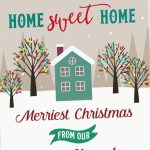 Moving Announcement Christmas Moving Card New Home | Etsy For Moving Home Cards Template